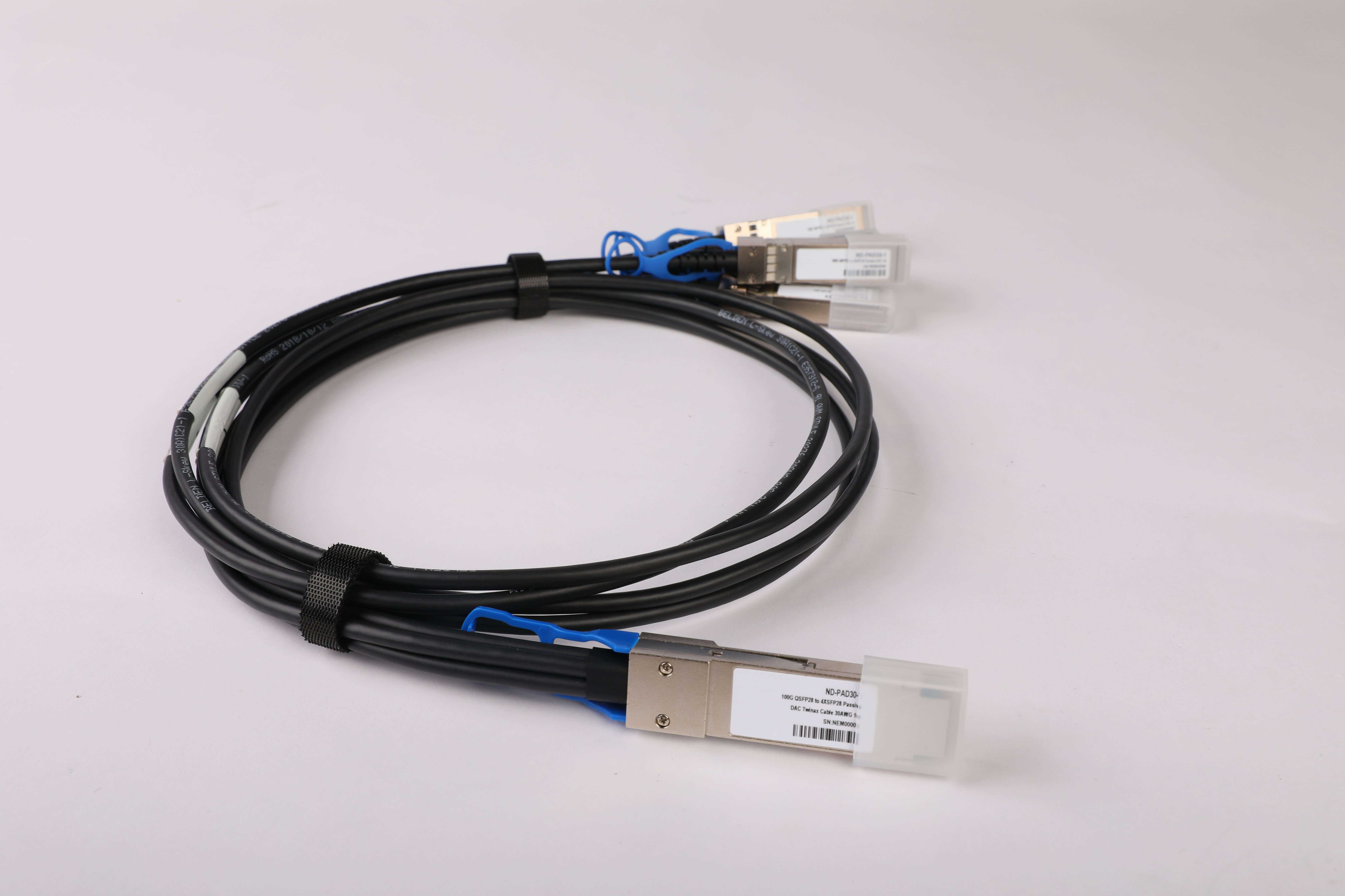 100G 一带四 DAC 无源